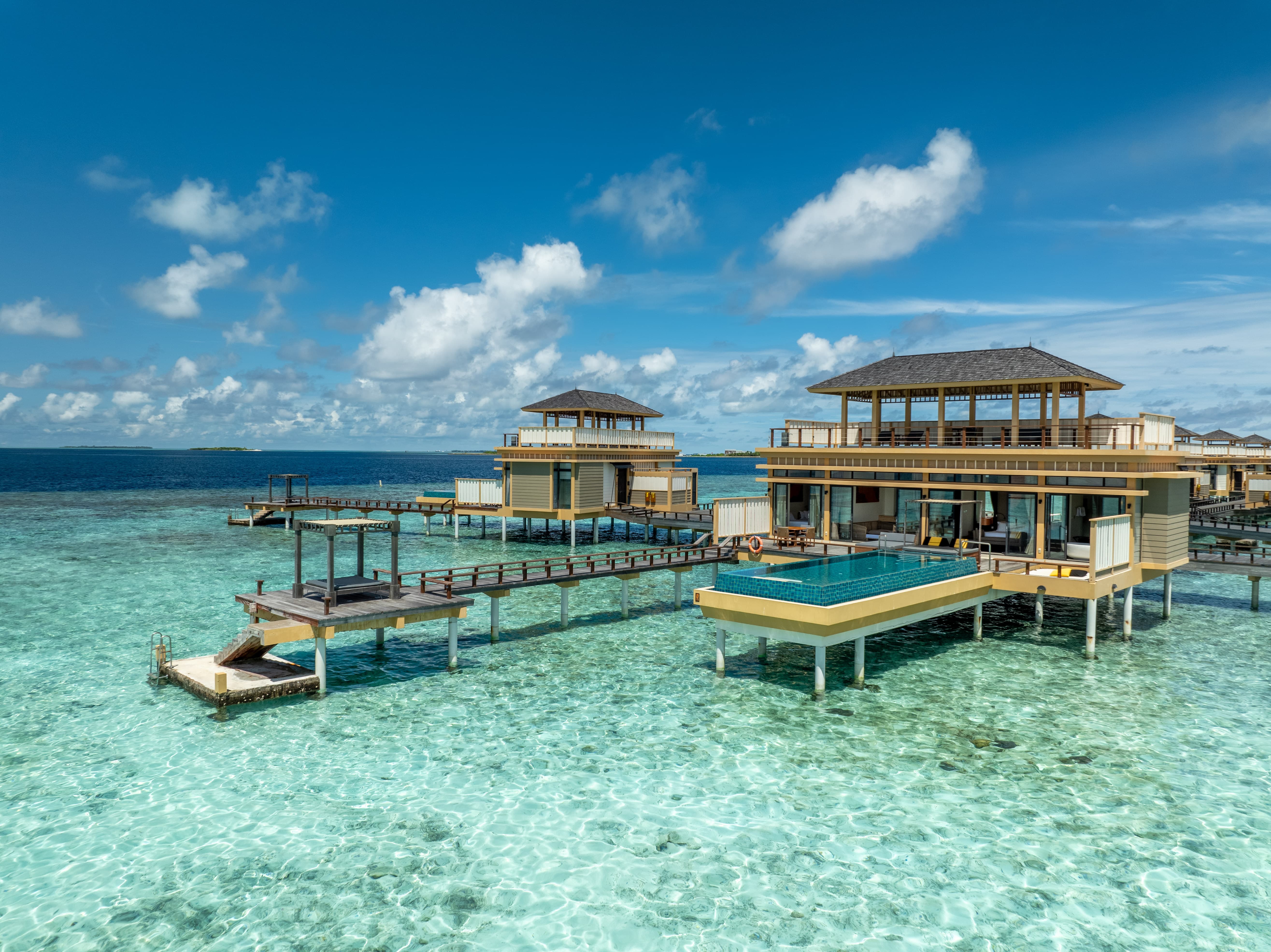 Angsana Velavaru Deluxe In-Ocean Two Bedroom Pool Villa Exterior
